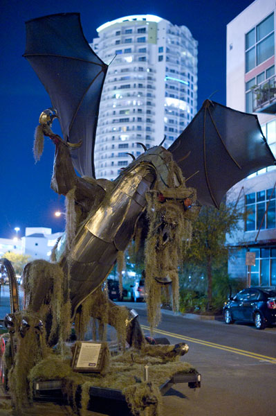 Downtown Tampa: Metal Shop Dragon